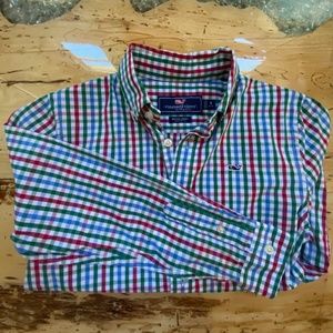 Vineyard Vines Boy's Holiday Oxford